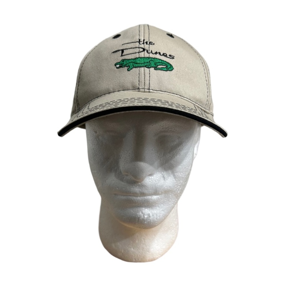 The Dunes Myrtle Beach Beige Cap with Green Logo